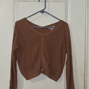 Sweater crop top
